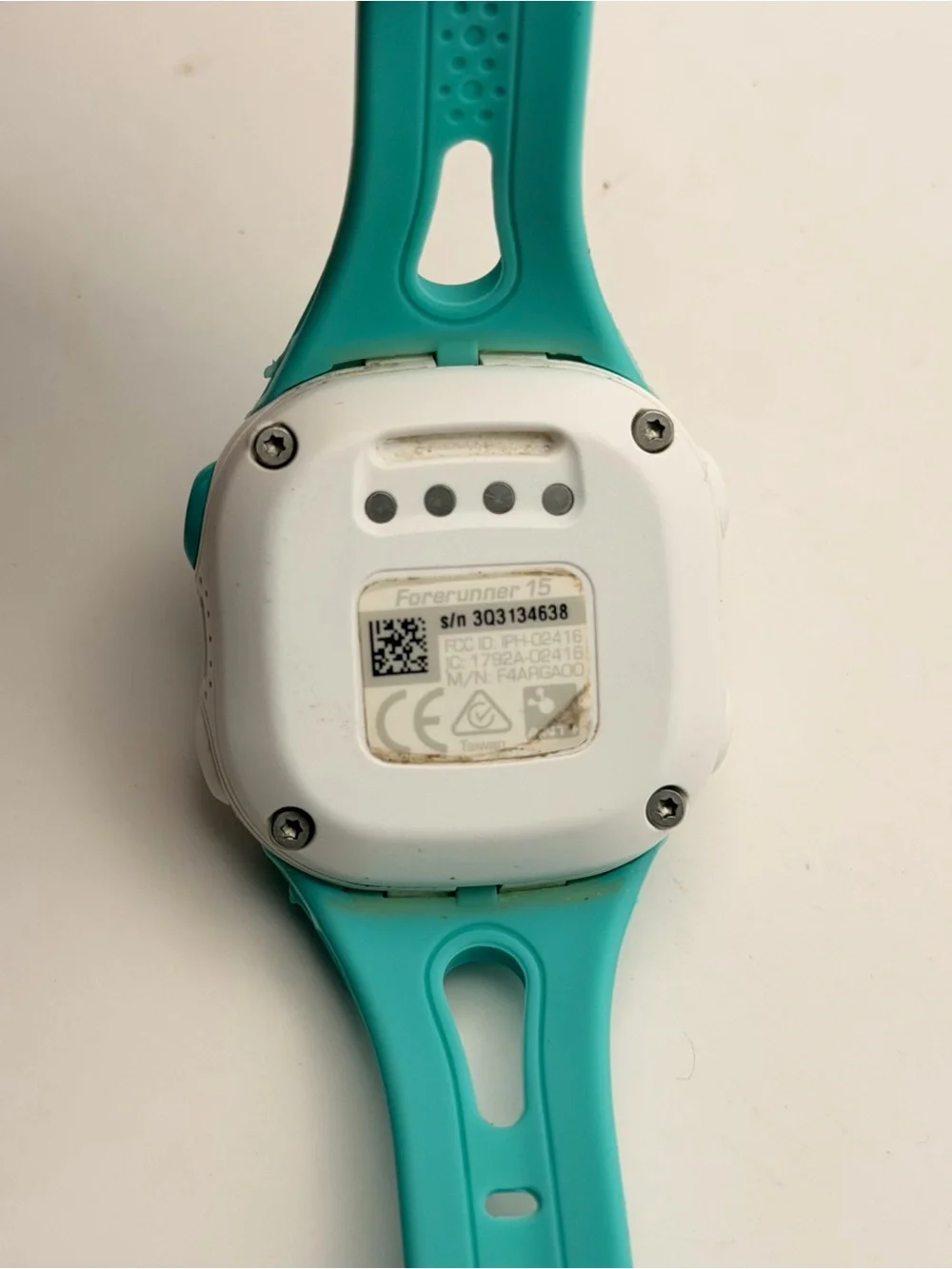 Garmin Forerunner 15, Tested, Charger Included, New Band, Very Good